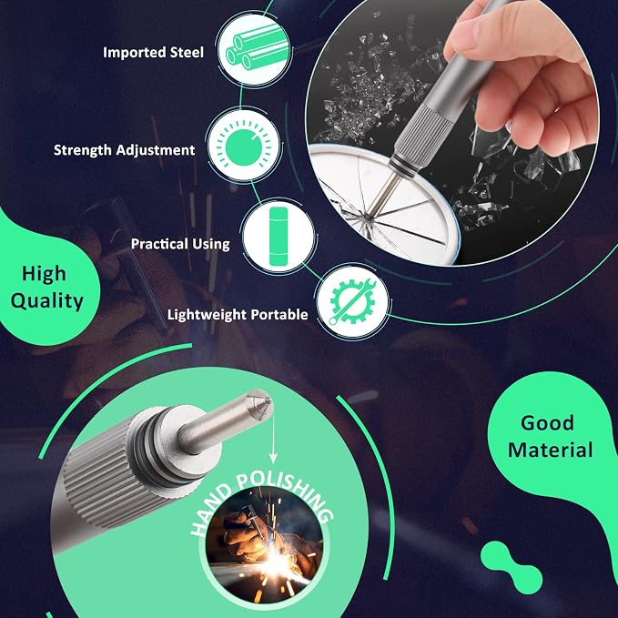 Phone Back Cover Blasting Pen for iPhone 11 11 Pro Max Back Glass Removal Tools Breaking Pen for iPhone 12 12 Pro Rear Battery Housing Cover Removal Tool for iPhone 13 Camera Frame Remove Repair Tool
