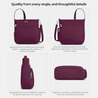Travelon Anti-Theft Classic North/South Crossbody Bag