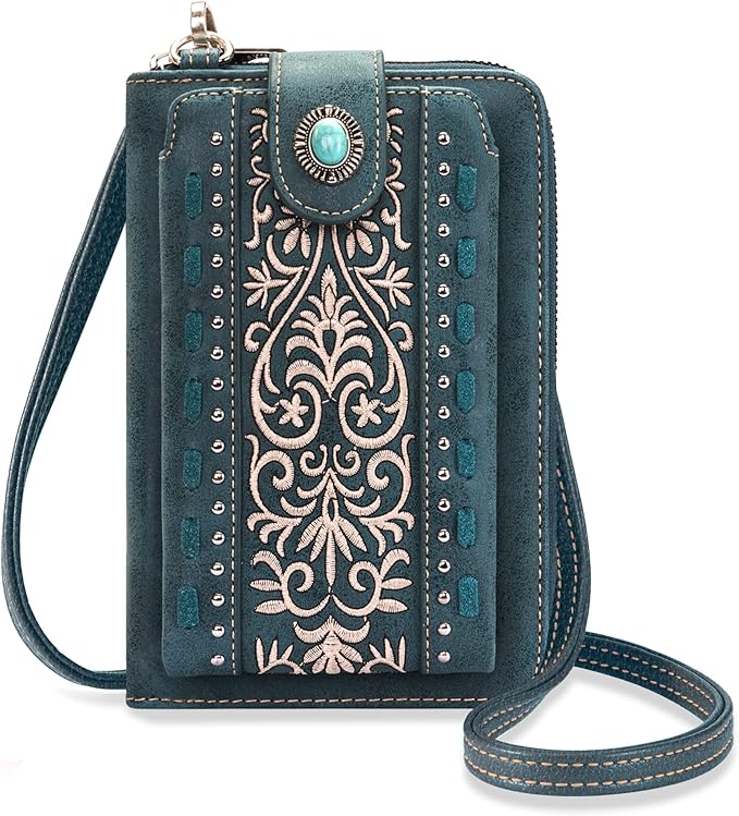 Montana West Small Crossbody Bags for Women Western Handbag with Cash Slots