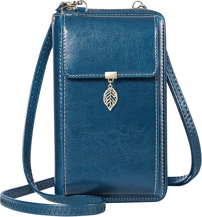HUANLANG Small Crossbody Phone Bags for Women Leather Cell Phone Purse Wallet | Small, Cell Phone