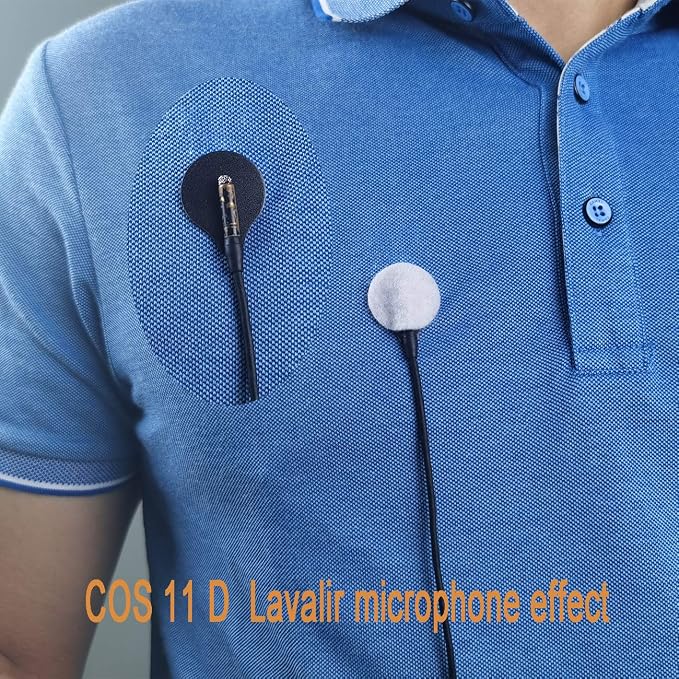 Undercover with 40 Stickies and 40 Fabric Discs for Hiding Lavalier Microphones and Reduce Wind Noise, 20 of Each Black/White