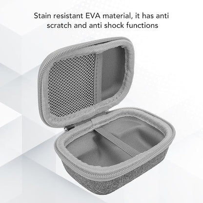 FOSA Power Bank Carrying Case, Battery Pack Storage Bag Soft Lining for Portable Charger (Gray)