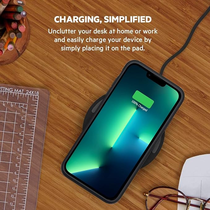 Battery Case for iPhone 13 Pro Max, [12000mAh] Enhanced Portable Protective Qi Wireless Charger Case Battery Pack with CarPlay Wireless Charging Case Compatible for iPhone 13 Pro Max (6.7 inch)-Black