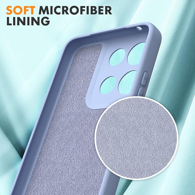 for Motorola Moto G Power (2026) Case, 2 Pack Tempered Glass Screen Protectors, Soft TPU Silicone Shockproof Gel Cover-Lavender