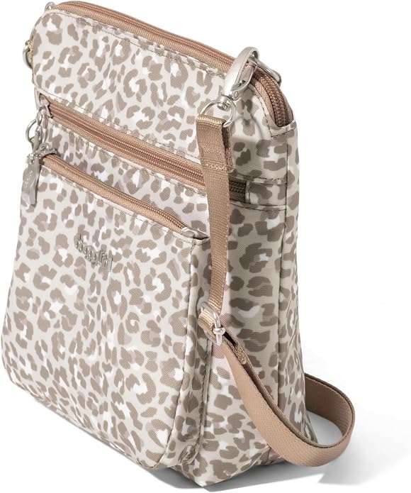 Baggallini Modern Pocket Crossbody Bag for Women, 8.5"x8.5" Handbag Purse with RFID, Lightweight Water-Resistant