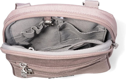 Baggallini Journey Crossbody Bags for Women 9x6 Small Lightweight Travel Handbag W/RFID