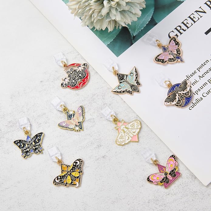 7-10Pcs Dust Plug Charm Type C with Alloy Pendants Cute Cell Phone Charms for Most Type C Phone,Readers Device
