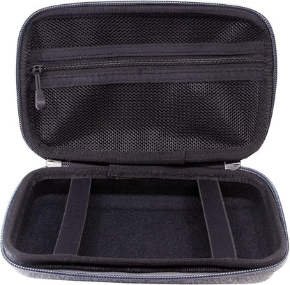 Cellet Hard EVA Case for External Hard Drive, Power Bank, Smartphones, Mesh Pockets (GRAY)