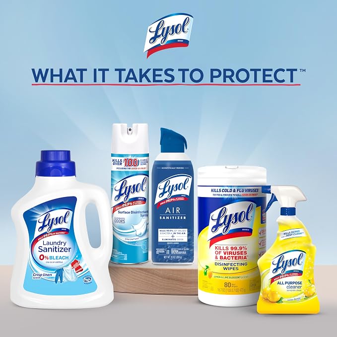 Lysol Disinfecting Wipes Bundle, Home Apartment Dorm Room Essentials and Cleaning Supplies, All Purpose Cleaner, Multi-surface Cleaning Wipes, Multi-Scent Sanitizing Wipes Bundle, 240 Count, Pack of 4