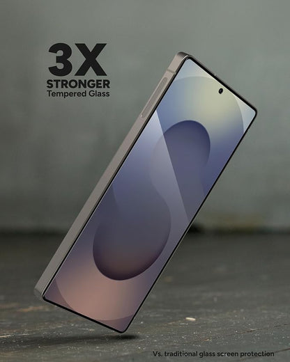 ZAGG Glass+ Samsung Galaxy S25 Ultra Screen Protector – Extreme Impact & Shatter Protection, Scratch-Resistant, Smudge-Resistant, Fingerprint Scanner Compatible, InvisibleShield, Easy Installation