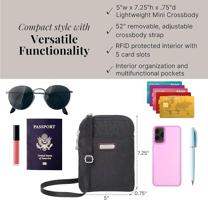 Baggallini The New Classic Collection Take Two RFID Bryant Crossbody