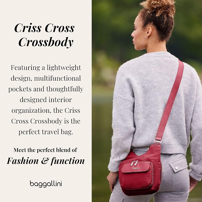 Baggallini Women Criss Cross Crossbody Bag