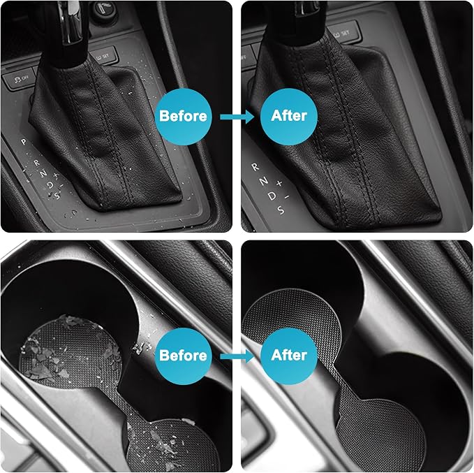 FiveJoy 4Pack Car Cleaning Gel, Car Gel for Cleaning for Interior, Reusable & Durable Detailing Tools, Dust Cleaner Gel for Keyboard Vent Cleaner Pink Slime Goop (640g/22.4oz)