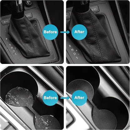 FiveJoy 4Pack Car Cleaning Gel, Car Gel for Cleaning for Interior, Reusable & Durable Detailing Tools, Dust Cleaner Gel for Keyboard Vent Cleaner Pink Slime Goop (640g/22.4oz)