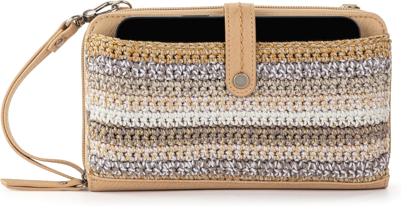 The Sak Iris Smartphone Crossbody Purse - Small Women's Cellphone Bag & Wallet For Everyday- Convertible Wristlet With Zipper