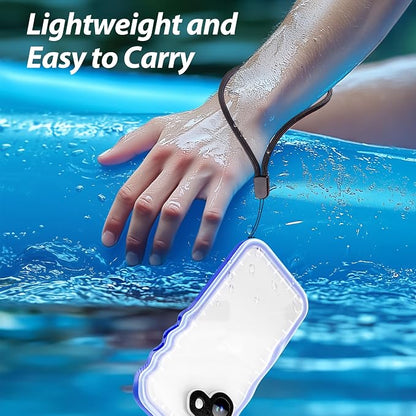 SPORTLINK for iPhone 17 Case - IP68 Waterproof Military Protective Full Body Heavy Duty Shockproof 360 Sealed Dustproof with Camera Screen Protector Phone Cover for iPhone 17 6.3" Blue
