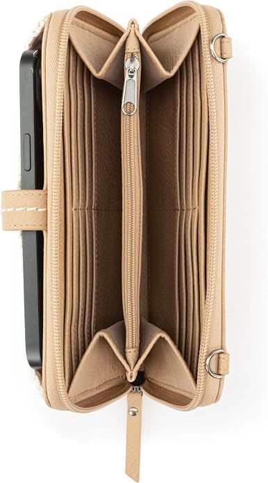 The Sak Iris Smartphone Crossbody Purse - Small Women's Cellphone Bag & Wallet For Everyday- Convertible Wristlet With Zipper