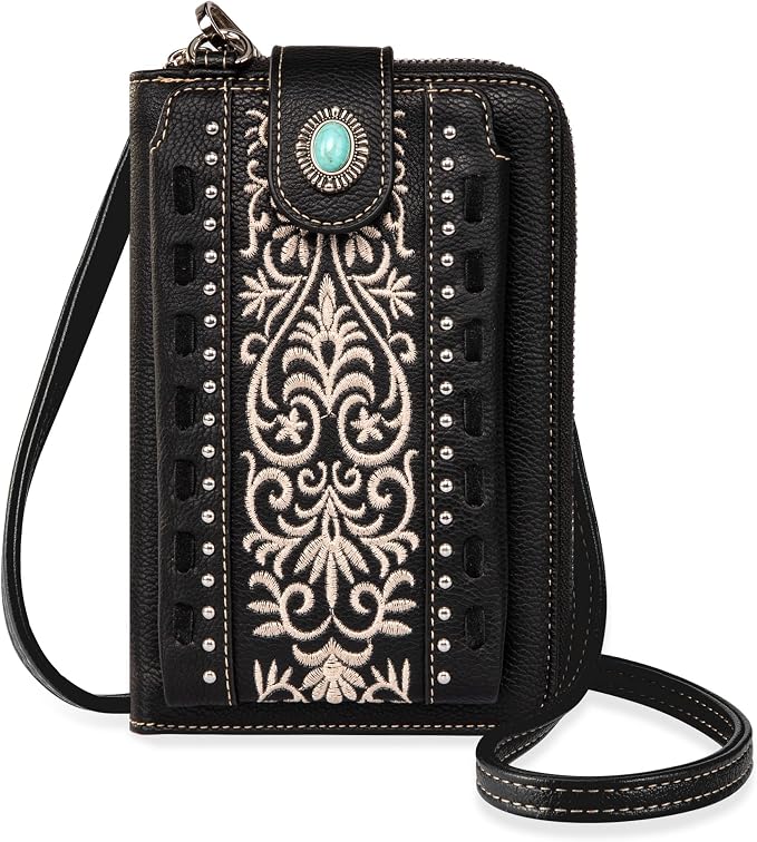 Montana West Small Crossbody Bags for Women Western Handbag with Cash Slots