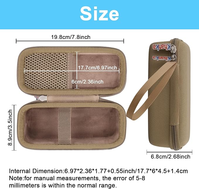 khanka Case for Anker Prime Power Bank 27650mAh 250W,Case Only (Golden).