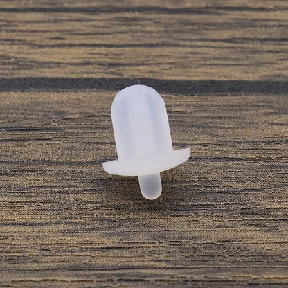 The Lord of the Tools 20Pcs 6.35mm Silicone Anti Dust Plugs Socket Dust Cover Anti Dust Jack Plug Stopper Cap Accessories for Amplifier DVD Karaoke White