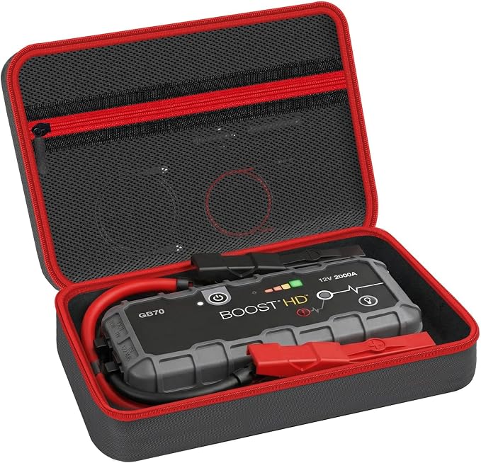 Hard Case for Boost GB70 / Boost X GBX75 UltraSafe Car Battery Jump Starter, Portable Storage Jump Starter Box (Case Only)