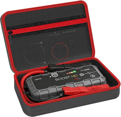 Hard Case for Boost GB70 / Boost X GBX75 UltraSafe Car Battery Jump Starter, Portable Storage Jump Starter Box (Case Only)