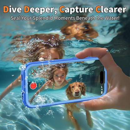 Cozycase TOP Military Protective IP68 Waterproof Case for iPhone 17 Pro Heavy Duty 360 Shockproof Full Body with Screen Camera Protector Double Dustproof Hard Tough 17Pro Front Back Cover
