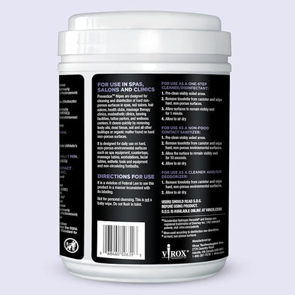 Prevention Wipes – Multi-Surface Cleaning Wipes – Canister, 160 Count (Pack of 4)