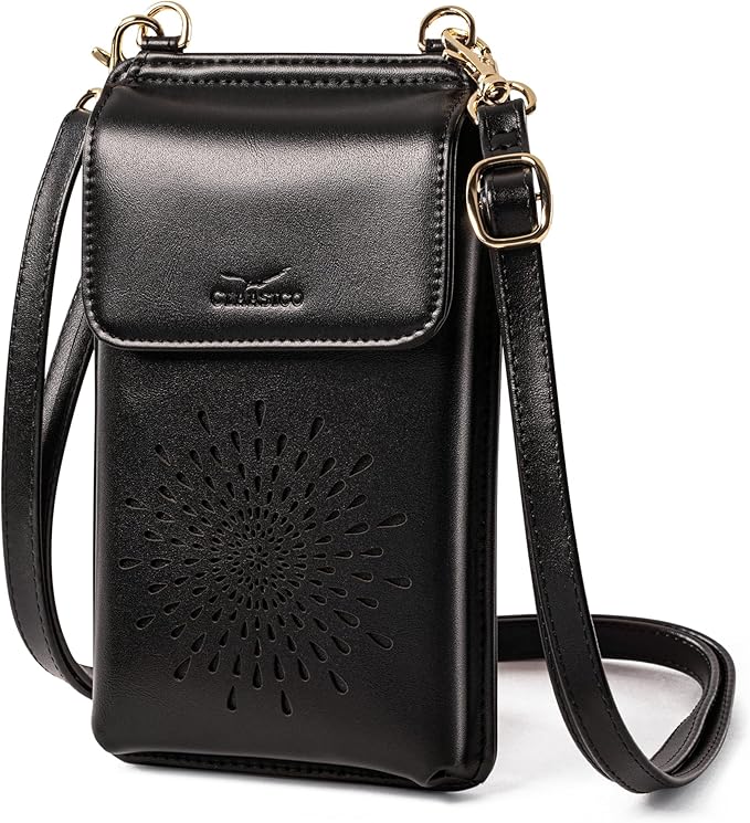 Claasico Crossbody Phone Purse for Women – RFID Phone Case Wallet w/Magnetic Closure & Separate Zipper Pocket Crossbody Bag