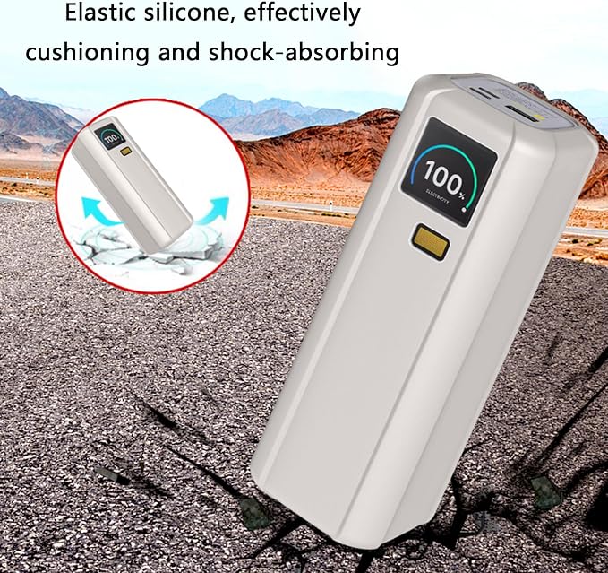 Silicone Outdoor Travel Carrying Case for Power Banks 212W 25000mAh Storage Bag Protections Box