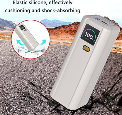 Silicone Case for 212W 25000mAh Portable Charging Protective Case Travel Carrying Case Card Storage Bag