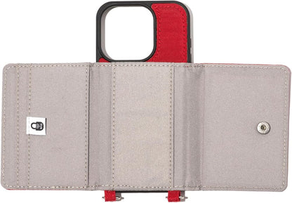 Baggallini On The Go iPhone Card Case Crossbody - Lightweight iPhone Case Designed for iPhone 13, iPhone 14, iPhone 15 and iPhone 15 Pro