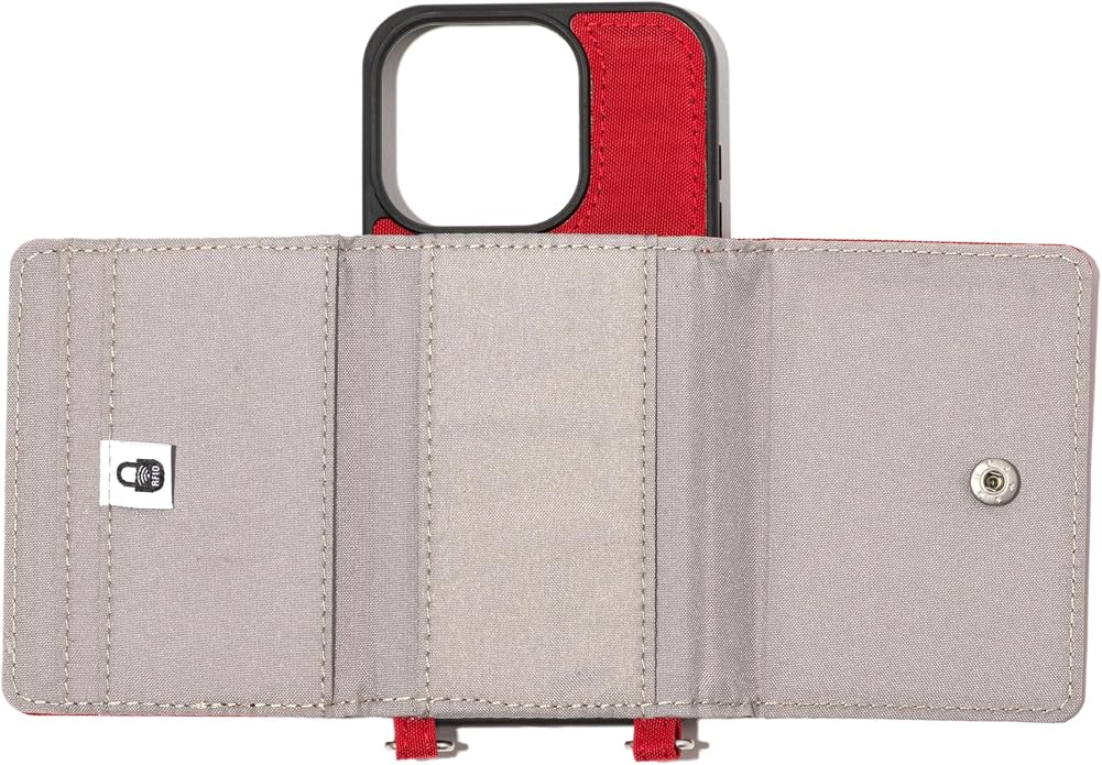 Baggallini On The Go iPhone Card Case Crossbody - Lightweight iPhone Case Designed for iPhone 13, iPhone 14, iPhone 15 and iPhone 15 Pro