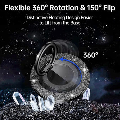 Syncwire Magnetic Phone Grip for MagSafe, Sparkle Ring Holder, Rotatable Kickstand Bling Ring Stand Removable MagSafe Accessories for iPhone 17 Pro Max 16 15 14 13, Android, Samsung etc.