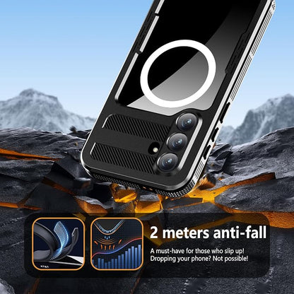 Losin Compatible with Galaxy S26 Plus Case Waterproof Magnetic [Compatible with MagSafe] [Drop Protection] [IP68 Underwater] Full Body Shockproof Protective Phone Case, Black