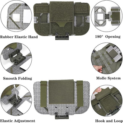 Tactical Phone Holder,Plate Carrier Phone Mount Not Block the Phone Camera Molle Phone Holder for Hunting,Duty,Hiking