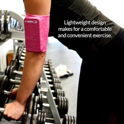 E Tronic Edge Phone Holder for Running, Cell Phone Arm Bands with Reflective Logo, Phone Strap Armband Fits iPhone and Android, Use for Running, Walking, Hiking and Biking, Pink XL