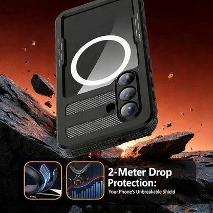 for Samsung Galaxy S26 Waterproof Case, Military-Grade Full Body Defense: IP68 Underwater Protection, Built-in Screen Protector & Camera Lens Cover, 10FT Waterproof Shockproof Dustproof. Black