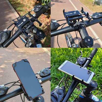 GUB Bike Phone Mount Holder, Aluminum Motorcycle Phone Holder Mount with 360° Rotation for iPhone 16 17 15 14 Pro Max Mini X XR Xs Plus, Samsung S25 S24 S22 4-7 Inch - Upgraded