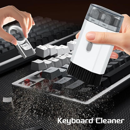 Keyboard Cleaning Kit-13-in-1 Multifunctional Cleaner Kit-Laptop Cleaner Compatible with iPad iPhone Pro Earbuds Airpod MacBook-Electronics Cleaning Brush Tool for Charging Port,Computer Screen