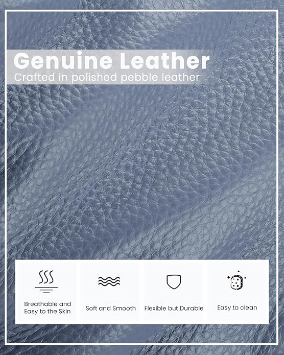 befen Genuine Leather Small Crossbody Bags for Women, Cell Phone Cross body Purse Bag with RFID Blocking Card Slots