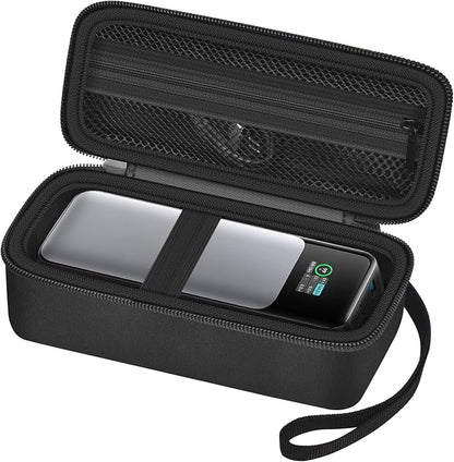Protective Storage Case for Anker 737 Power Bank (PowerCore 24K 140W) -Hard Shell Organizer with Custom Fit, Interior Mesh Pocket & Sturdy Zipper for On-The-Go Essentials (Case Only)