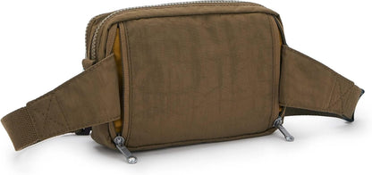 Kipling Women’s Abanu Multi Crossbody Bag, Lightweight, Adjustable Nylon Waist Pack with Multi-Compartment Zip Pockets