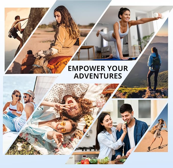 ATUMTEK 55" Selfie Stick Tripod, All-in-one Extendable Aluminum Phone Tripod with Rechargeable Bluetooth Remote for iPhone and More, Fit 4.7-7 inch Smartphones, Blue