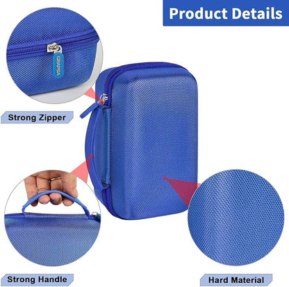 Laptop Power Bank Case for Anker 25000& Prime 27650，Blue | Organizes the Power Bank, Small Cables and 100W Charging Base; Larger 150W Charging Base Does Not Fit, Case Only