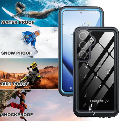 ANTSHARE for Samsung Galaxy S24 Plus Case Waterproof, Built-in Lens & Screen Protector 360° Full Body Heavy Duty Protective Shockproof IP68 Underwater Case for Galaxy S24 Plus (2024) 5G-Blue