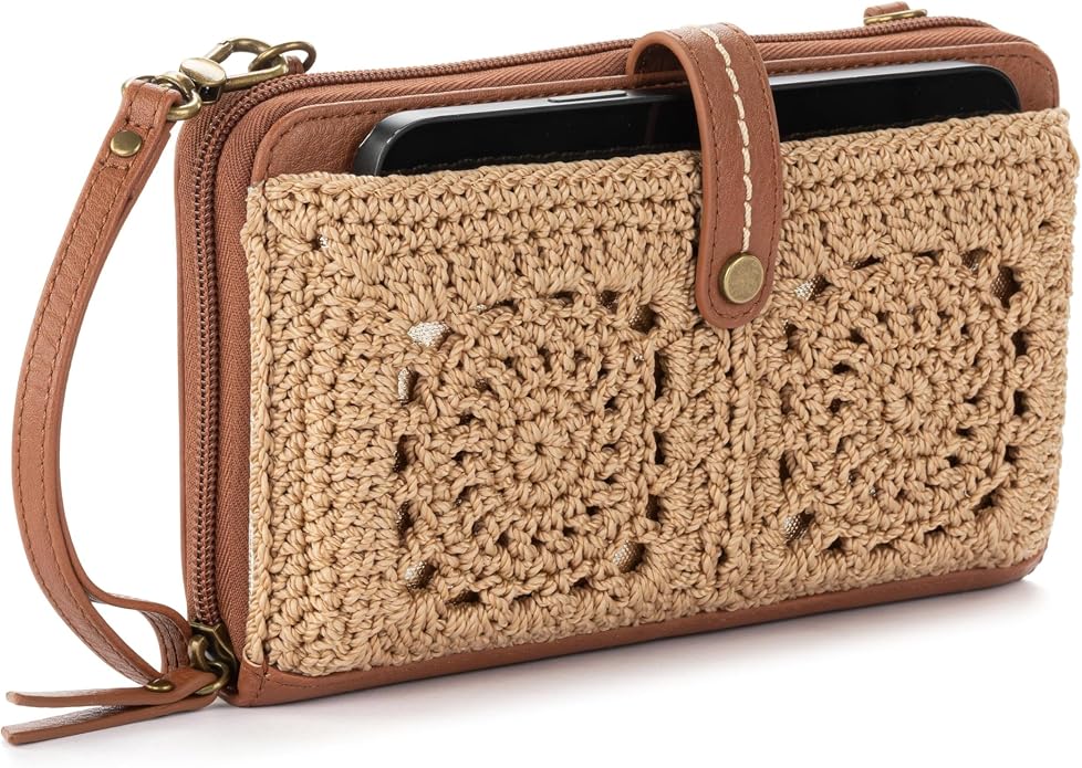 The Sak Iris Smartphone Crossbody Purse - Small Women's Cellphone Bag & Wallet For Everyday- Convertible Wristlet With Zipper