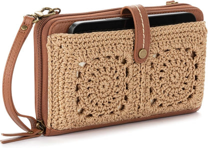 The Sak Iris Smartphone Crossbody Purse - Small Women's Cellphone Bag & Wallet For Everyday- Convertible Wristlet With Zipper