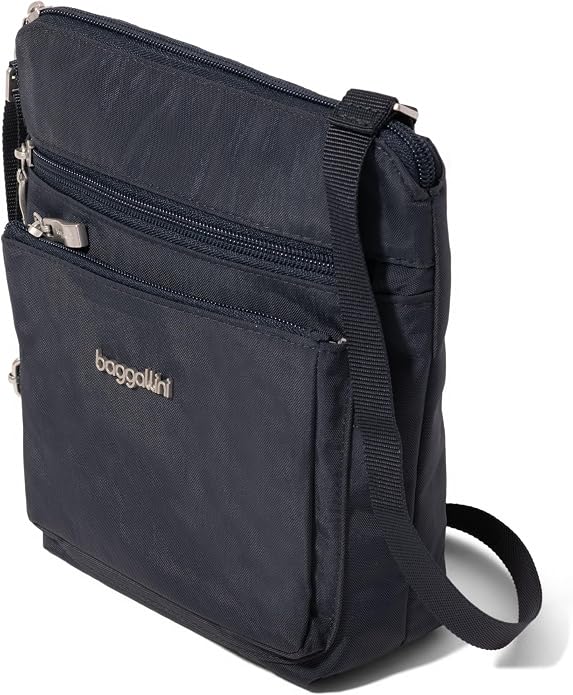 Baggallini Pocket Crossbody Bags for Women 8x8 Small Lightweight Durable Water-resistant Travel Purse W/Rfid
