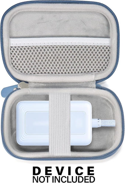 CaseSack Case for Anker Portable Charger 10,000mAh, Zolo Power Bank 20,000mAh, Organizer for Anker Portable Charger/Fast Charge Battery Pack (Blue)